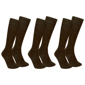 Kit 3 Pares De Meias Selene 3/4 Inverno Feminina