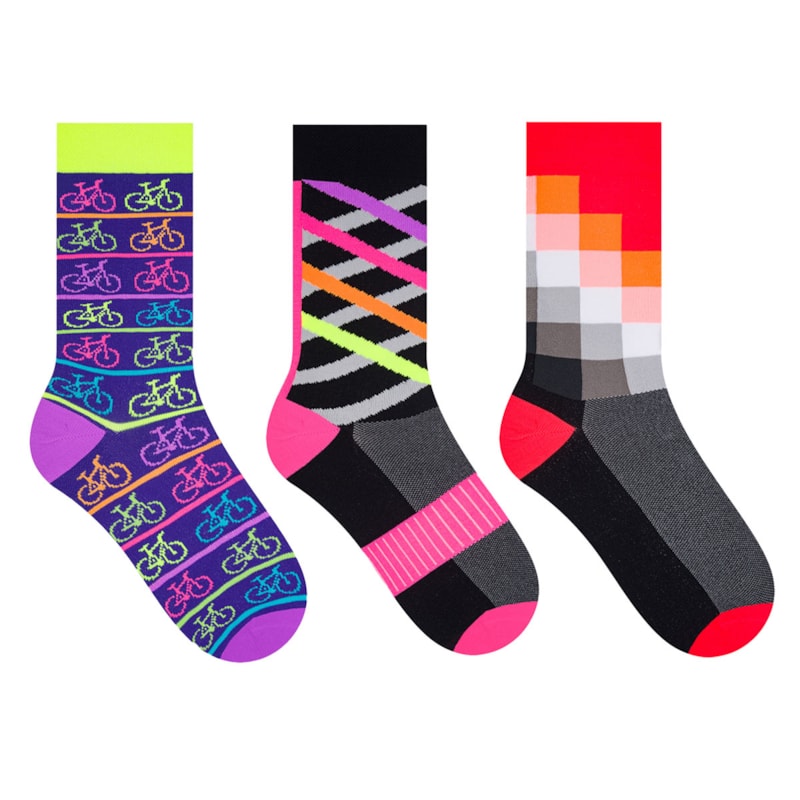 Kit 3 Pares de Meias Selene Esportiva Corrida/Academia Feminino Kit 3 Pares de Meias Selene Esportiva Corrida/Academia Feminino