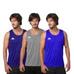 Kit 3 Regatas Kappa Basic Masculina