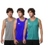 Kit 3 Regatas Kappa Basic Masculina