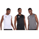 Kit 3 Regatas Kappa Sport Masculina