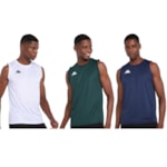 Kit 3 Regatas Kappa Sport Masculina