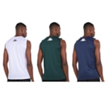 Kit 3 Regatas Kappa Sport Masculina