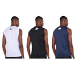 Kit 3 Regatas Kappa Sport Masculina