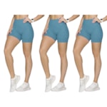 Kit 3 Shorts Selene Sem Costura Feminino