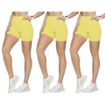 Kit 3 Shorts Selene Sem Costura Feminino