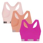 Kit 3 Tops Puma Nadador Sem Costura Feminino