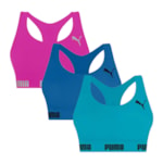 Kit 3 Tops Puma Nadador Sem Costura Feminino