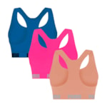 Kit 3 Tops Puma Nadador Sem Costura Feminino