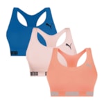 Kit 3 Tops Puma Nadador Sem Costura Feminino