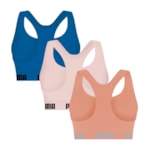 Kit 3 Tops Puma Nadador Sem Costura Feminino