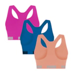 Kit 3 Tops Puma Nadador Sem Costura Feminino