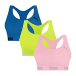 Kit 3 Tops Puma Nadador Sem Costura Feminino