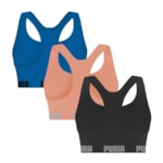 Kit 3 Tops Puma Nadador Sem Costura Feminino