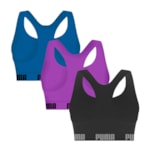 Kit 3 Tops Puma Nadador Sem Costura Feminino