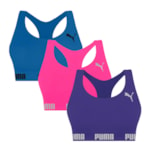 Kit 3 Tops Puma Nadador Sem Costura Feminino