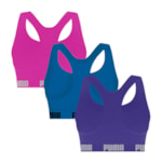 Kit 3 Tops Puma Nadador Sem Costura Feminino