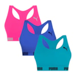 Kit 3 Tops Puma Nadador Sem Costura Feminino