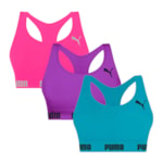 Kit 3 Tops Puma Nadador Sem Costura Feminino