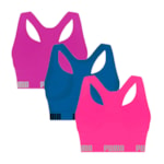 Kit 3 Tops Puma Nadador Sem Costura Feminino