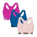 Kit 3 Tops Puma Nadador Sem Costura Feminino