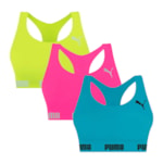 Kit 3 Tops Puma Nadador Sem Costura Feminino