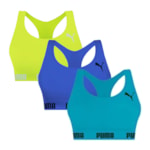 Kit 3 Tops Puma Nadador Sem Costura Feminino