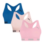 Kit 3 Tops Puma Nadador Sem Costura Feminino