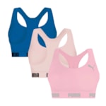 Kit 3 Tops Puma Nadador Sem Costura Feminino