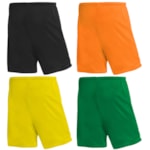 Kit 4 Calções PMC Futebol Infantil