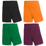 Kit 4 Calções PMC Futebol Infantil