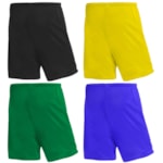 Kit 4 Calções PMC Futebol Infantil