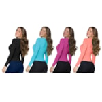 Kit 4 Camisas Térmicas Selene Proteção UV50+ Feminina