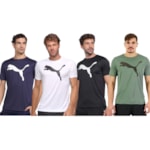 Kit 4 Camisetas Puma Active Big Logo Masculina