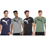 Kit 4 Camisetas Puma Active Big Logo Masculina