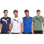 Kit 4 Camisetas Puma Active Big Logo Masculina