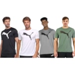 Kit 4 Camisetas Puma Active Big Logo Masculina