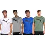 Kit 4 Camisetas Puma Active Big Logo Masculina