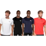 Kit 4 Camisetas Puma Active Small Logo Masculina