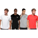 Kit 4 Camisetas Puma Active Small Logo Masculina