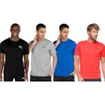 Kit 4 Camisetas Puma Active Small Logo Masculina