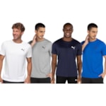 Kit 4 Camisetas Puma Active Small Logo Masculina