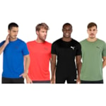 Kit 4 Camisetas Puma Active Small Logo Masculina