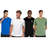 Kit 4 Camisetas Puma Active Small Logo Masculina