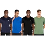 Kit 4 Camisetas Puma Active Small Logo Masculina