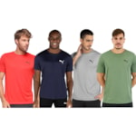 Kit 4 Camisetas Puma Active Small Logo Masculina