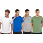 Kit 4 Camisetas Puma Active Small Logo Masculina