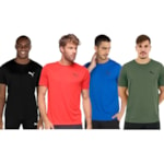 Kit 4 Camisetas Puma Active Small Logo Masculina