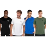 Kit 4 Camisetas Puma Active Small Logo Masculina