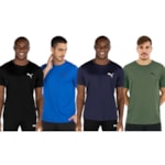 Kit 4 Camisetas Puma Active Small Logo Masculina